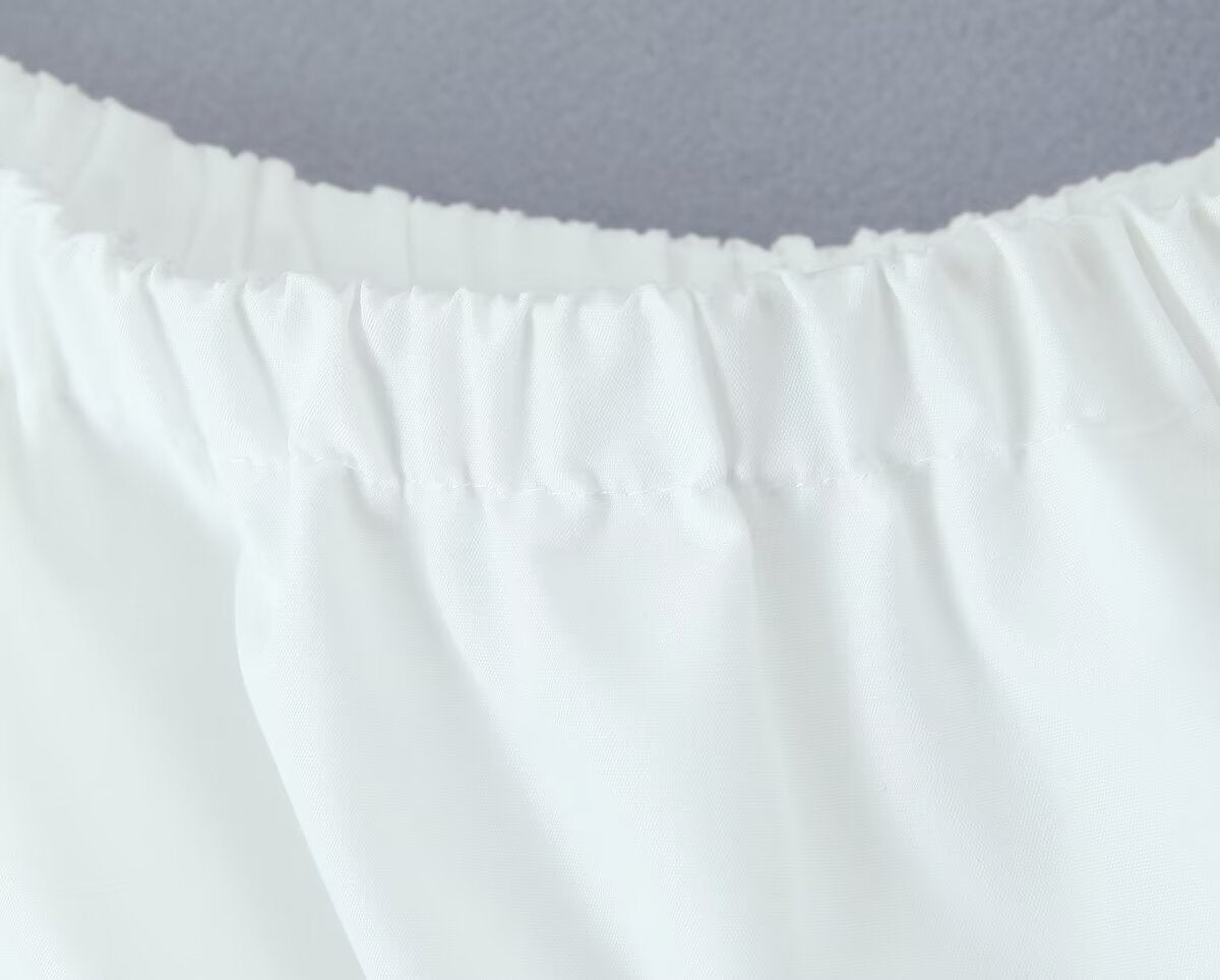 Winter Square Collar Lace Up Lace Vest Stitching Lotus Leaf Skirt Set Women