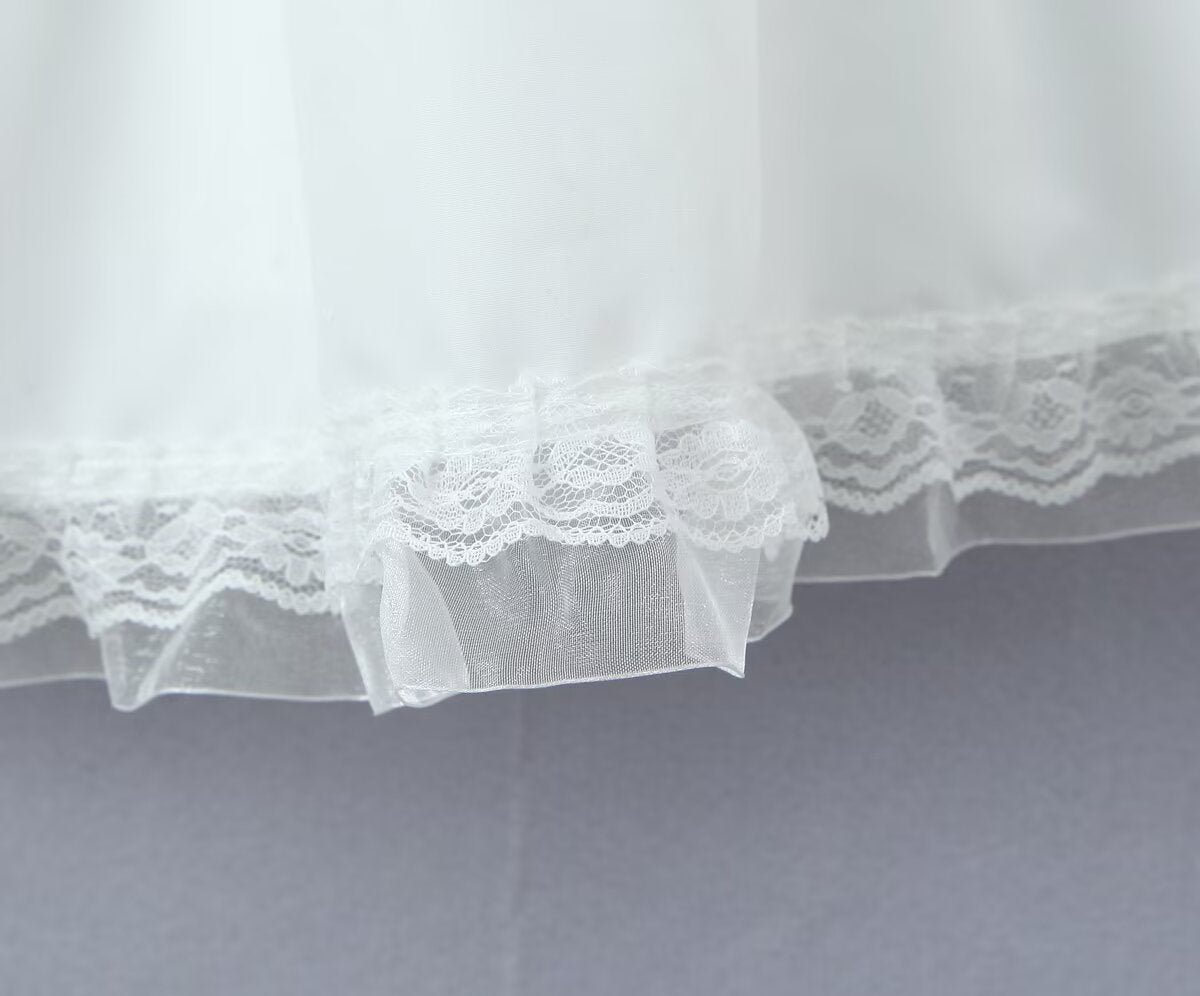 Winter Square Collar Lace Up Lace Vest Stitching Lotus Leaf Skirt Set Women