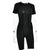 Spring Arrival Women Clothing Sexy Casual Short Sleeve Solid Color Backless High Waist Slim Fit Romper