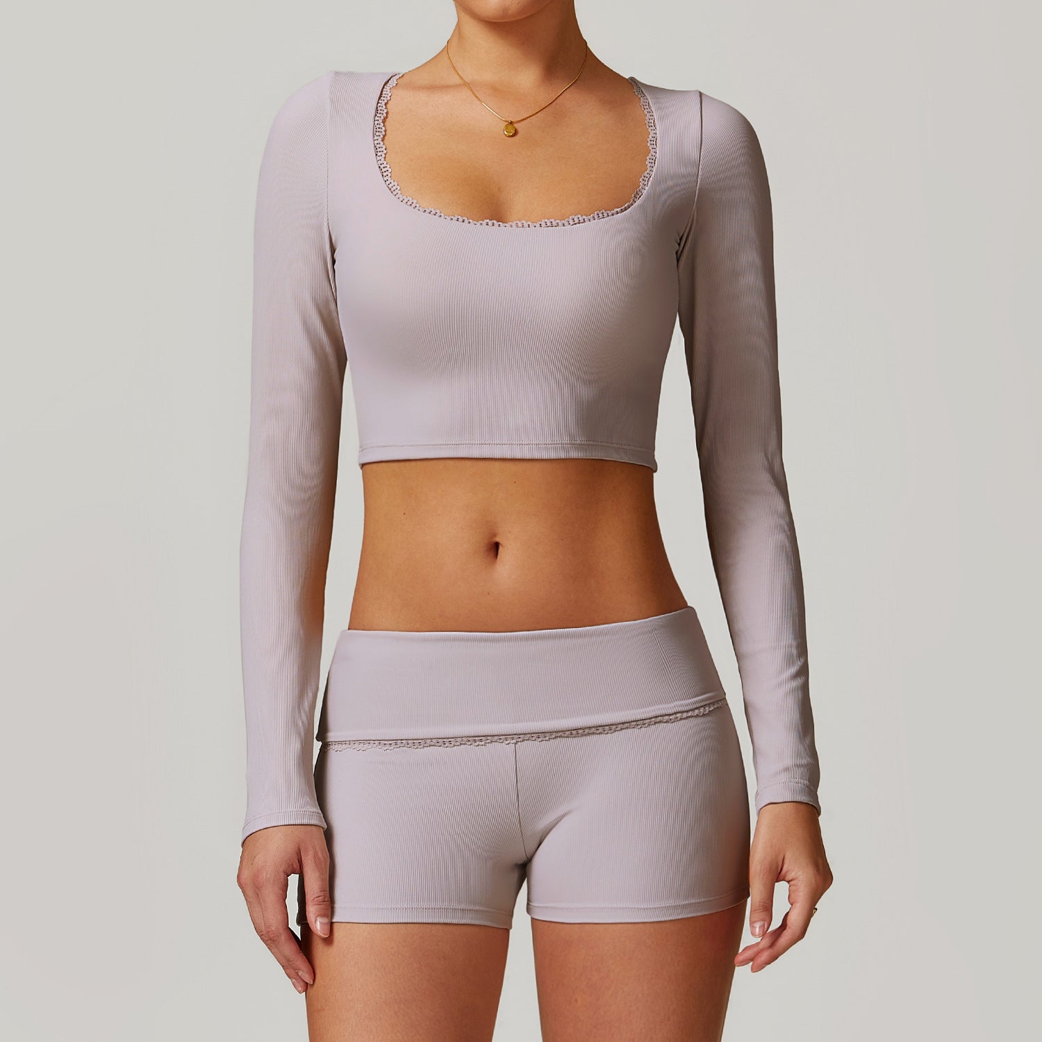 Long Sleeve Shorts Linen