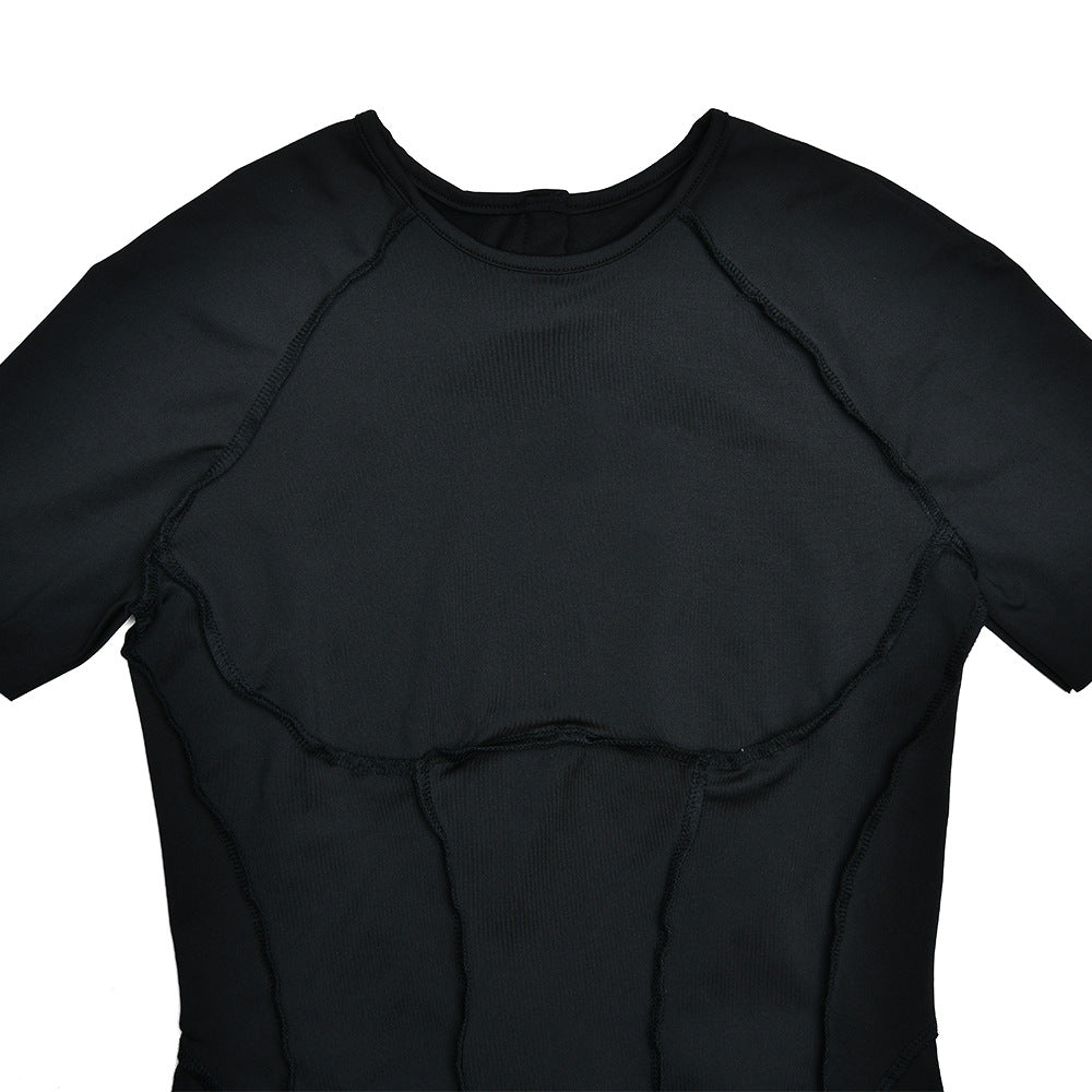 Spring Arrival Women Clothing Sexy Casual Short Sleeve Solid Color Backless High Waist Slim Fit Romper