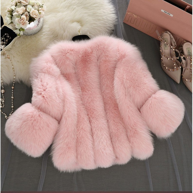 Coat Imitation Fox Fur