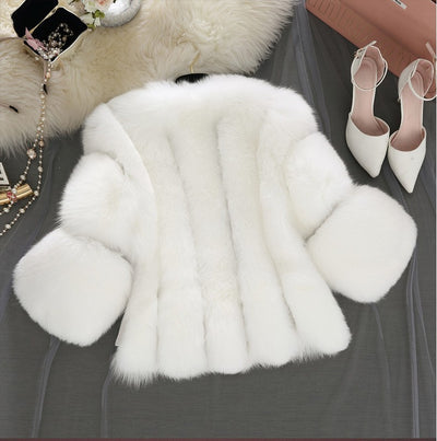 Coat Imitation Fox Fur