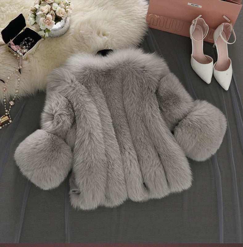 Coat Imitation Fox Fur