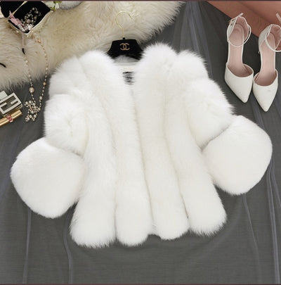 Coat Imitation Fox Fur