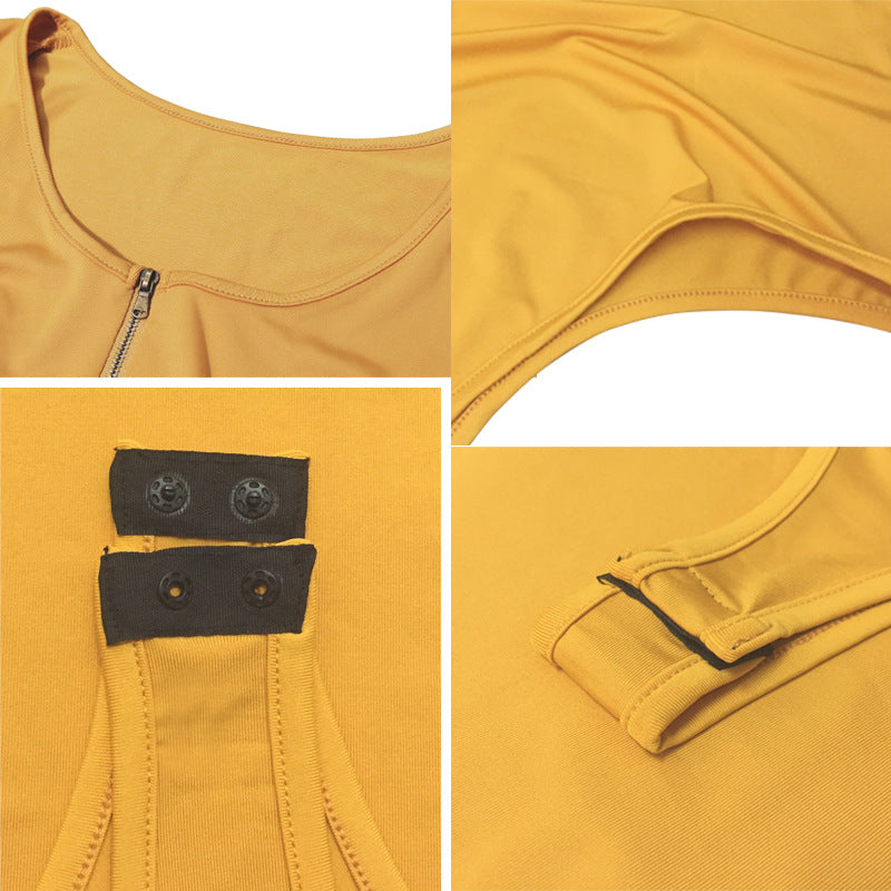 Open Crotch Tight Jumpsuit