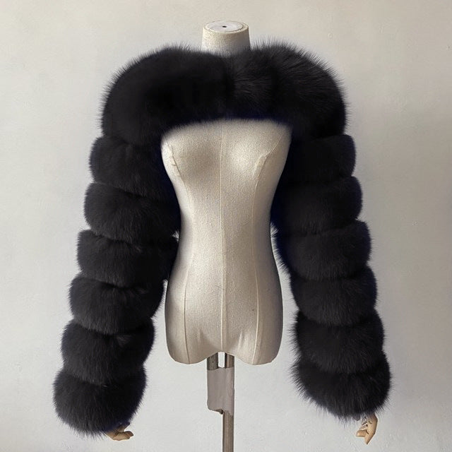 Ultra Short Faux Fur Coat Women