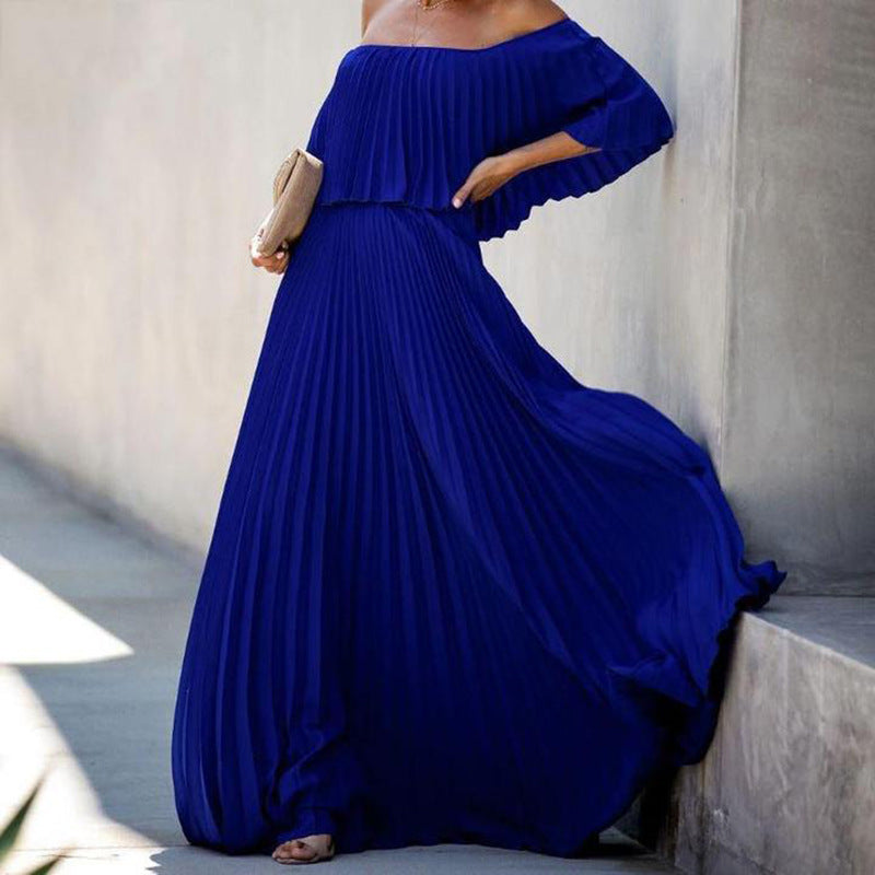 Off-Shoulder Tube Top Folding