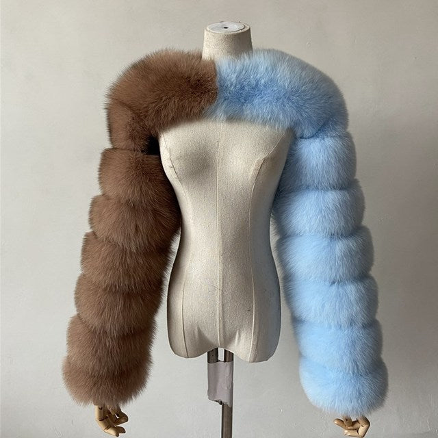 Ultra Short Faux Fur Coat Women
