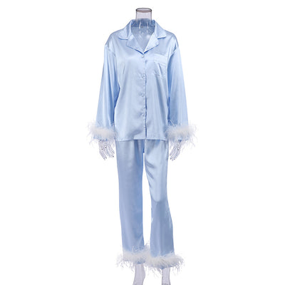 Ostrich Feather Pajamas