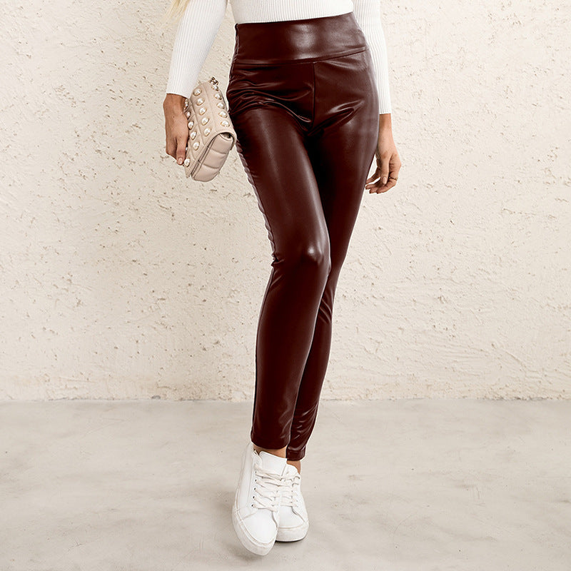 Tight Leather Pants Women