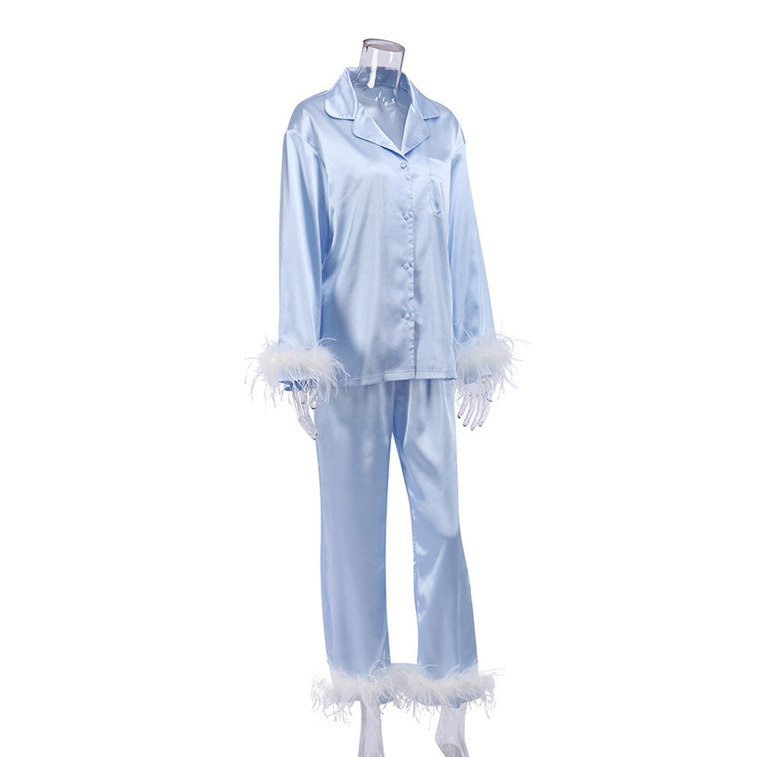 Ostrich Feather Pajamas