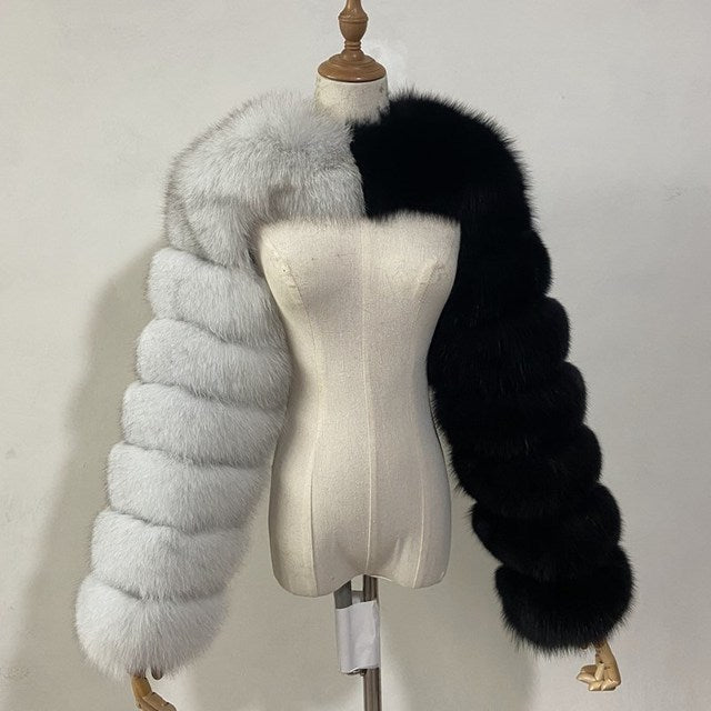 Ultra Short Faux Fur Coat Women
